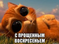  с прощенным воскресеньем