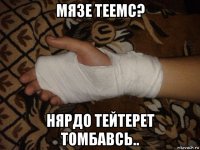 мязе теемс? нярдо тейтерет томбавсь..