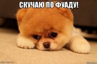 скучаю по фуаду! 