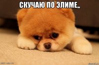 скучаю по элиме,, 