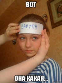 вот она какая...