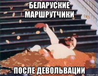 беларуские маршрутчики после девольвации