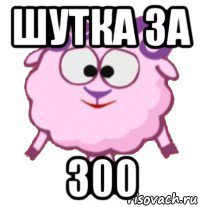 шутка за 300