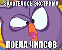 захотелось экстрима поела чипсов