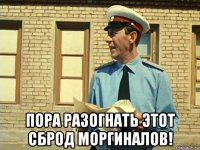  пора разогнать этот сброд моргиналов!