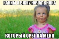 каким я вижу начальника который орёт на меня