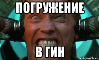 погружение в гин