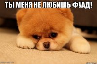 ты меня не любишь фуад! 