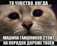 то чувство, когда машина гаишников стоит на порядок дороже твоей