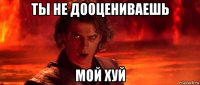 ты не дооцениваешь мой хуй