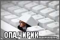  опа,чирик............