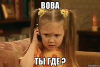 вова ты где ?