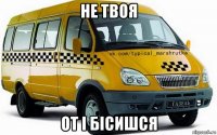 не твоя от і бісишся