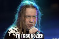  ты свободен