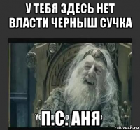 у тебя здесь нет власти черныш сучка п.с. аня