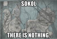 sokol there is nothing.