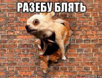 разебу блять 