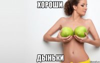 хороши дыньки