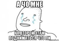 а чо мне на второй этаж подниматься что ли
