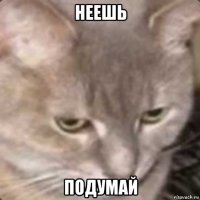 неешь подумай