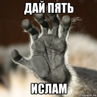 дай пять ислам