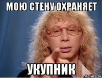 мою стену охраняет укупник