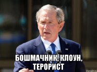  бошмачник, клоун, терорист
