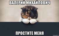 валерий михайлович простите меня