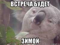 встреча будет зимой