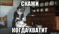скажи когда хватит