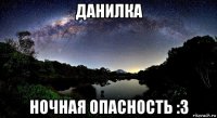 данилка ночная опасность :3
