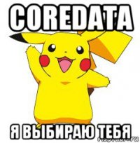 coredata я выбираю тебя