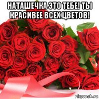 наташечка это тебе! ты красивее всех цветов! 