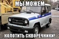 мы можем колотить скворечники!