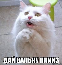  дай вальку плииз