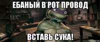 ебаный в рот провод вставь сука!