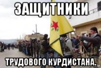 защитники трудового курдистана.