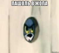 пашоль в жопа 