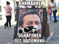 внимание обнаружен пёс-каломник