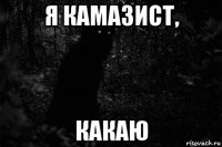 я камазист, какаю