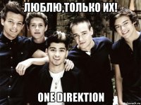 люблю,только их! оne direktion