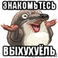 знакомьтесь выхухуёль