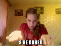  я не понел