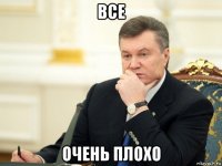 все очень плохо