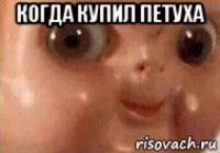 когда купил петуха 