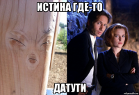 истина где-то датути