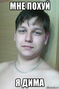 мне похуй я дима