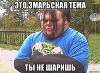 это эмарьская тема ты не шаришь