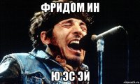фридом ин ю эс эй