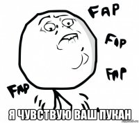  я чувствую ваш пукан